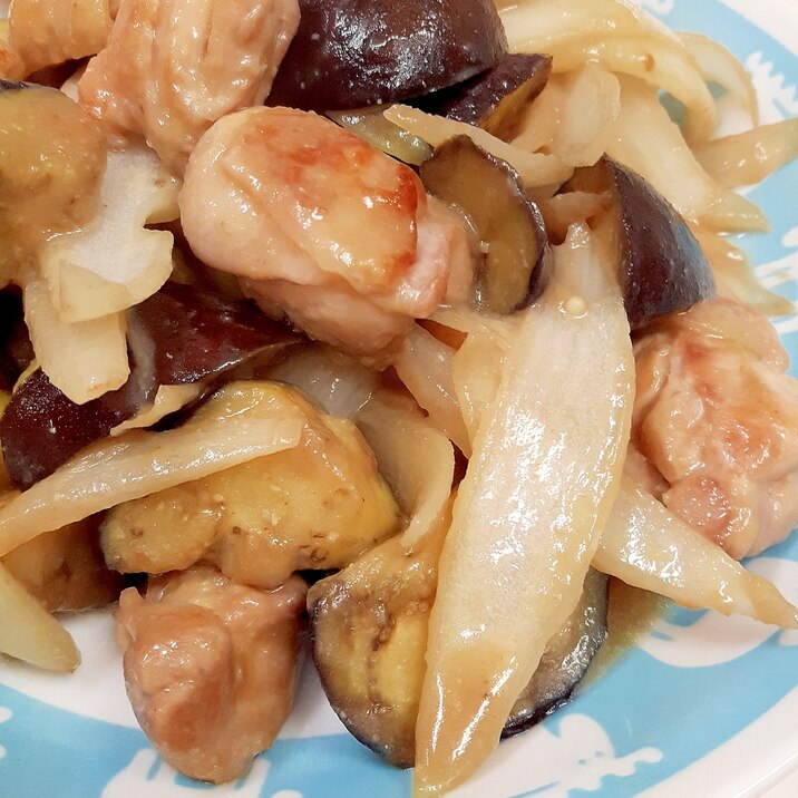 子供が喜ぶ 鶏もも肉とナスの味噌ゴマ炒め レシピ 作り方 By Acchan66 楽天レシピ